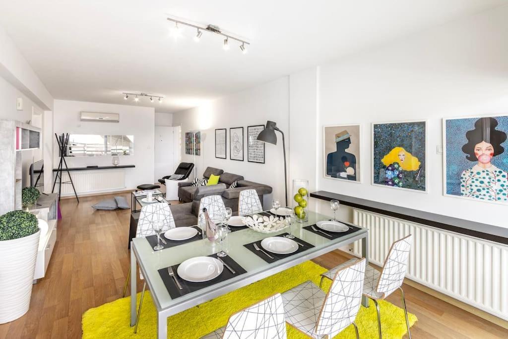 Luxurious Bright & Stylish 2Br With Office In Nicosia Daire Dış mekan fotoğraf