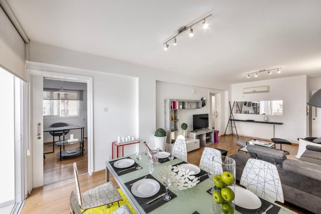 Luxurious Bright & Stylish 2Br With Office In Nicosia Daire Dış mekan fotoğraf